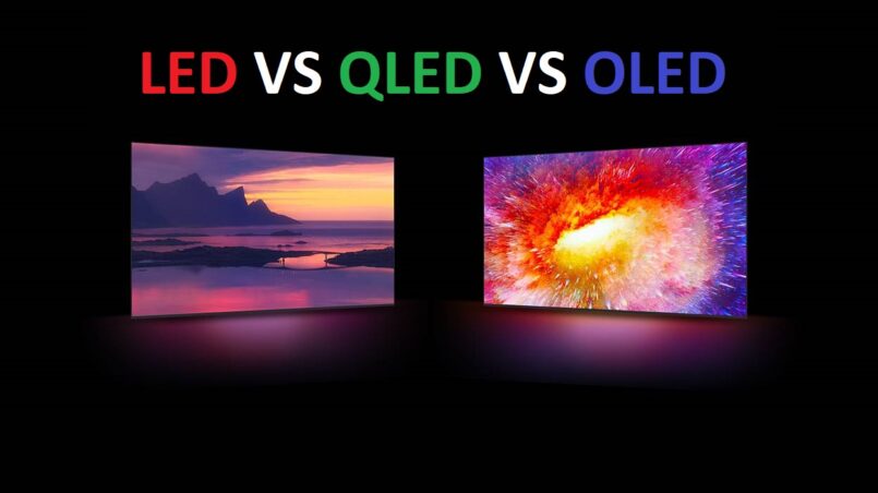 LED VS QLED VS OLED