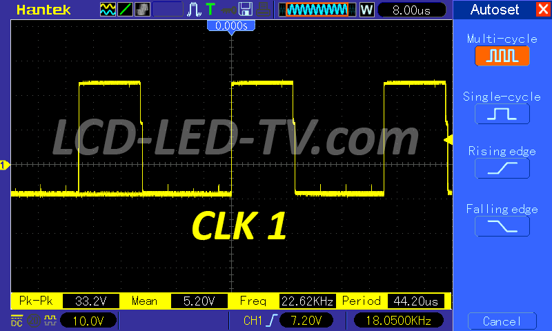 how ckv pulse looks ckv voltage signal pulse