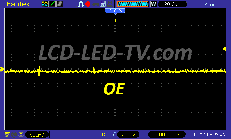 how oe pulse looks voltage and signal details