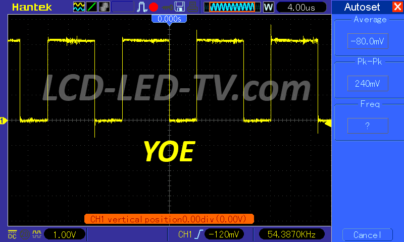 yoe pulse auo tcon