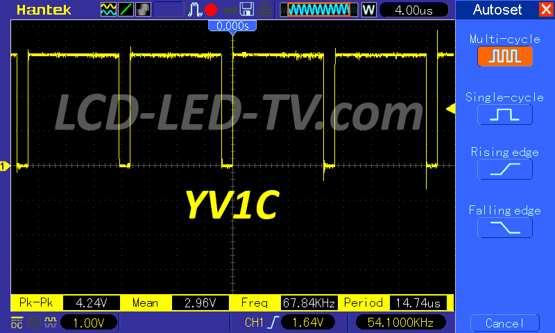 YV1C PULSE AUO TCON
