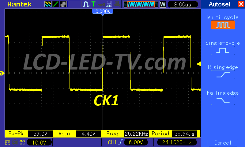 CK1 pulse ST3151A07-1-XC-3 T-con Board