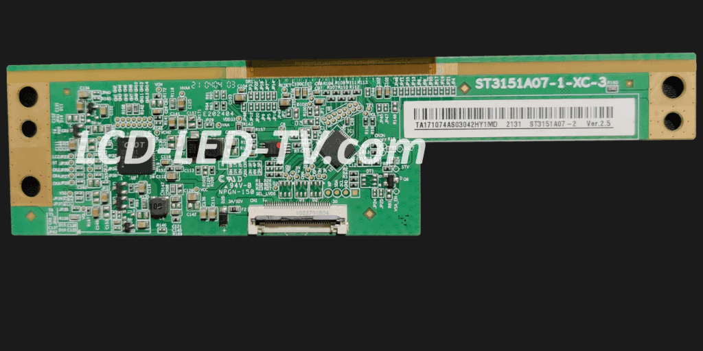 ST3151A07-1-XC-3 T-con Board Voltage and Signal Details Data sheet