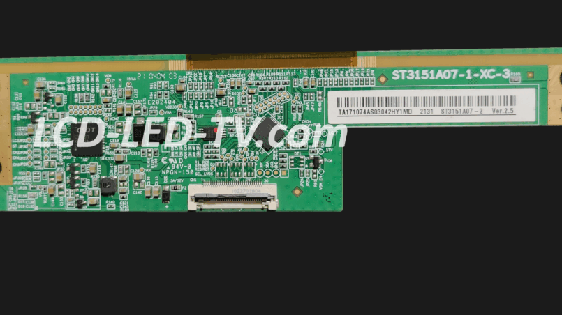 ST3151A07-1-XC-3 T-con Board Voltage and Signal Details Data sheet