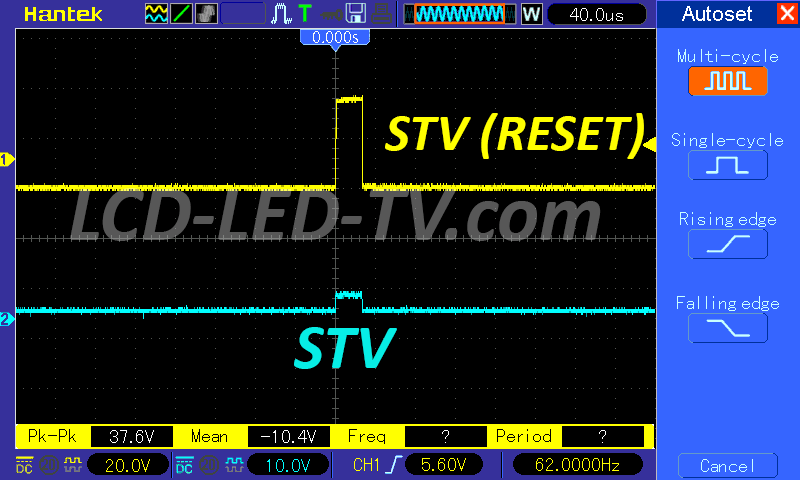 STV (RESET) STV pulse ST3151A07-1-XC-3 T-con Board