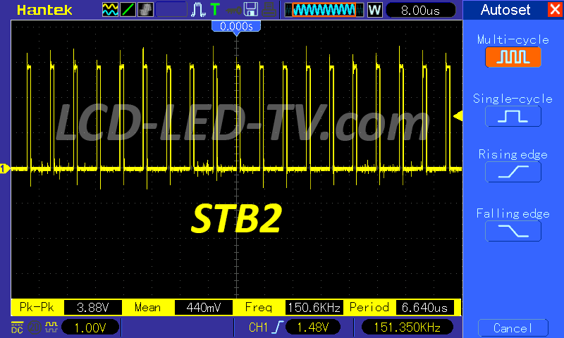 STB2 pulse ST3151A07-1-XC-3 T-con Board